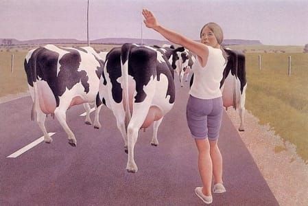 Artwork Title: Stop for Cows