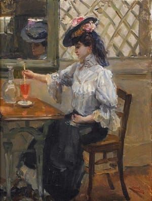 Artwork Title: In the Cafe