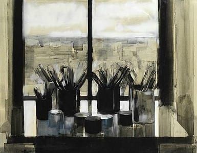 Artwork Title: Studio Window XIII