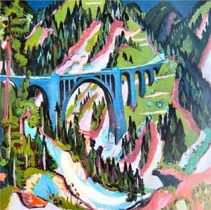 Artwork Title: Bridge In Wiesen