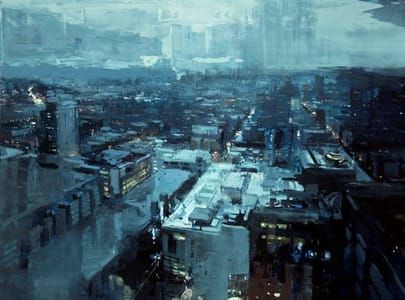 Artwork Title: Within the Storm above the City