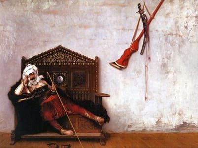 Artwork Title: Arnaut Chief Taking a Nap