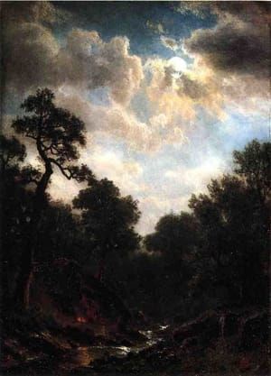 Artwork Title: Moonlit Landscape