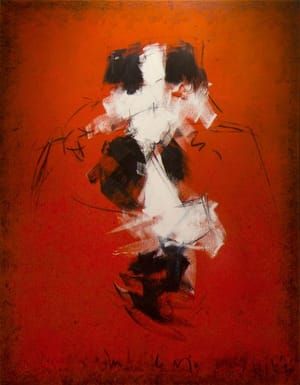 Artwork Title: Menina Rojo Rothko