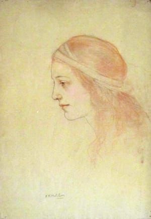 Artwork Title: Girl with ribbon