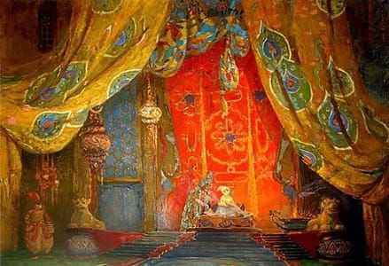 Artwork Title: Set Design For Scheherazade
