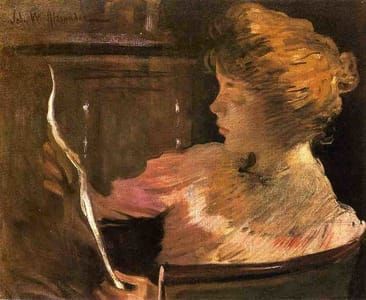 Artwork Title: Jesse Steele Reading