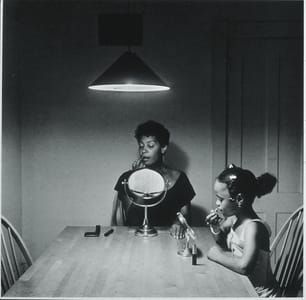 Artwork Title: Untitled (Woman and daughter with makeup)