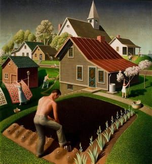 Artwork Title: Spring in Town