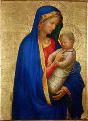 Artwork Title: Madonna and Child Enthroned