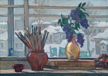 Artwork Title: Studio Window