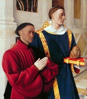 Artwork Title: Etienne Chevalier with St. Stephen