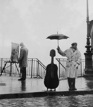Artwork Title: Violoncelle sous la pluie