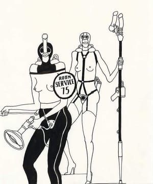 Artwork Title: Untitled, Drawing for Fornicon