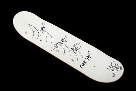 Artwork Title: Skateboard (Fuck You)