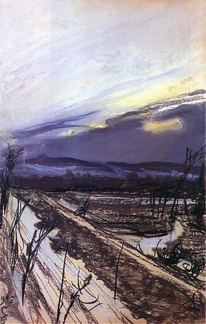 Artwork Title: View from the Studio Window during the Thaw