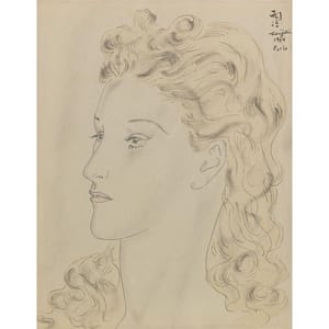 Artwork Title: Portrait de femme