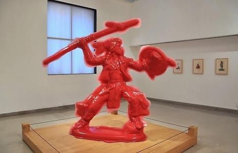Artwork Title: Red Indian #4 (Spearman)