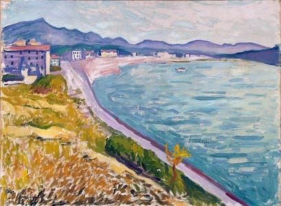 Artwork Title: Vue de St Jean de Luz