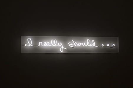 Artwork Title: I really should