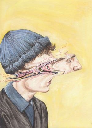 Artwork Title: Glimpse Watercolour and Gouache