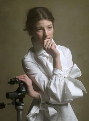 Artwork Title: Deborah Muller with her Tripod