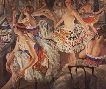 Artwork Title: Ballet Dressing Room