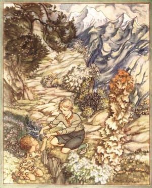 Artwork Title: King of the Golden River Gave the Child a Bottle