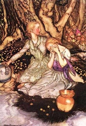 Artwork Title: Goblin Market - Down the glen tramp little men