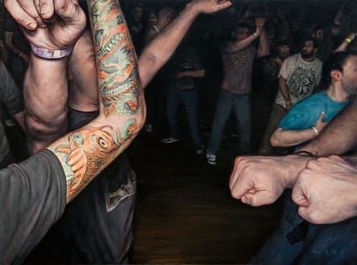 Artwork Title: Agnostic Front Crowd Study