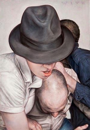 Artwork Title: Byronesque White Study (Fedora)