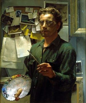 Artwork Title: Self Portrait with Palette