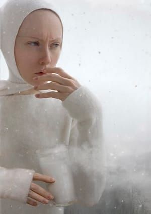 Artwork Title: Snow Maiden. Eternal Expectation