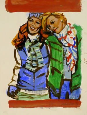 Artwork Title: We Love Down: Layer On Style Not Weight