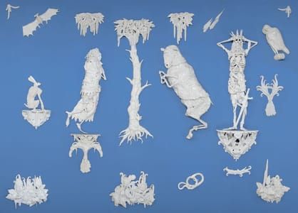 Artwork Title: Witjes aan de Wand