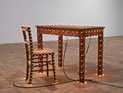 Artwork Title: Table and Chair