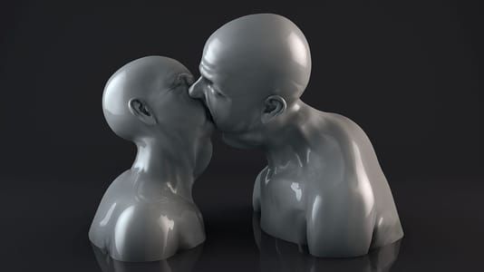 Artwork Title: New aging process. The kiss of Love #1/2
