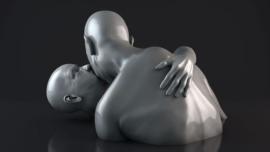 Artwork Title: New aging process. The kiss of Love #2/2