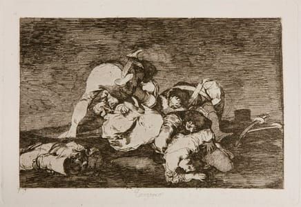 Artwork Title: Los Desastres de la Guerra - No. 10 - Tampoco