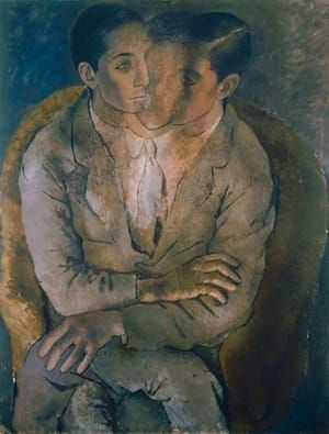 Artwork Title: Untitled (homme assis)