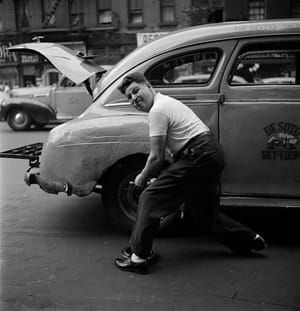Artwork Title: Changing The Tire