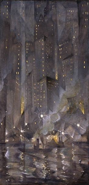 Artwork Title: New York by Night