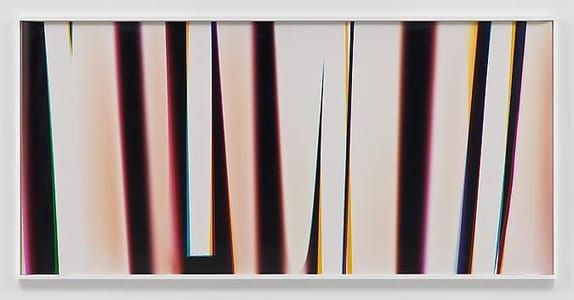 Artwork Title: White Curl (CMY/Four Magnet: Los Angeles, California, February 27th 2013, Fuji Color Crystal Archive
