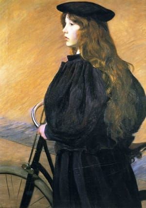 Artwork Title: Young Bicyclist