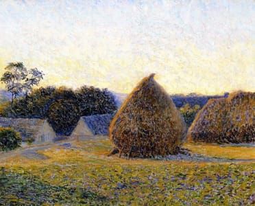 Artwork Title: Haystacks, Giverny