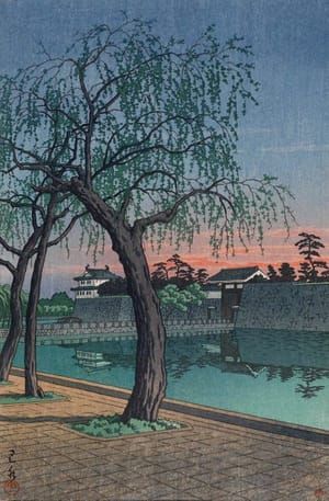 Artwork Title: Spring Evening At Otemon Gate