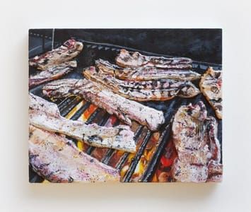 Artwork Title: Grillin'