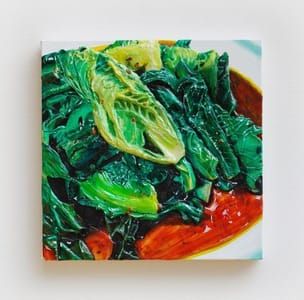 Artwork Title: Greens with Brown Sauce