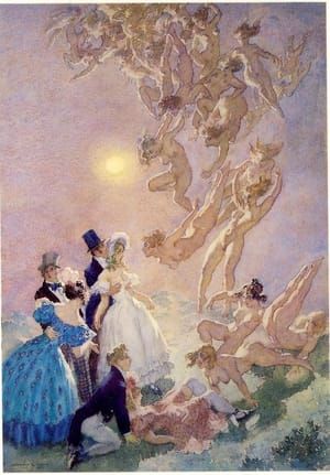Artwork Title: Visitants From the Moon