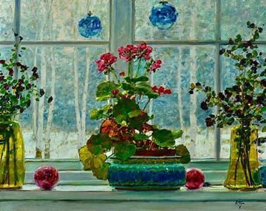 Artwork Title: Festive Window
